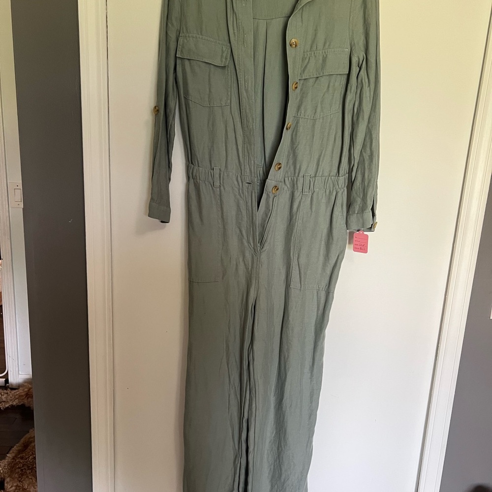 Women's Sage Green Jumpsuit